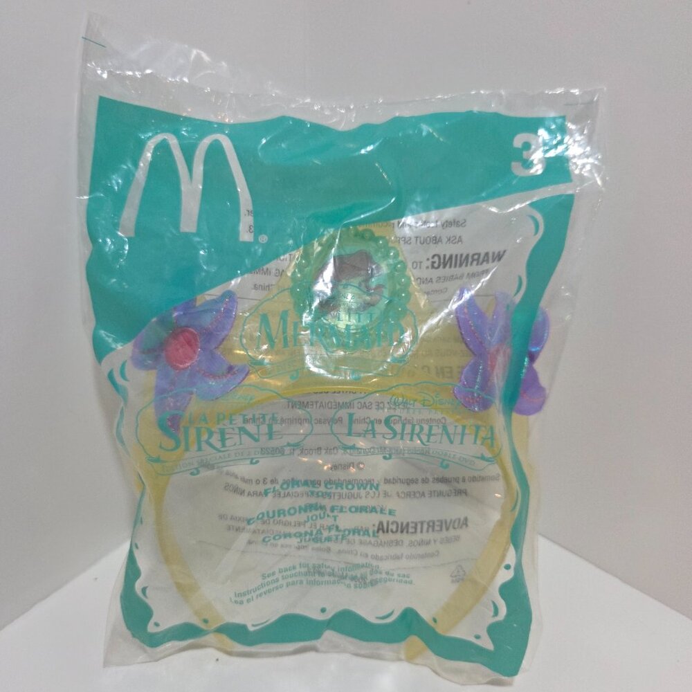 McDonalds  Toy 2006 Little Mermaid Tiara New